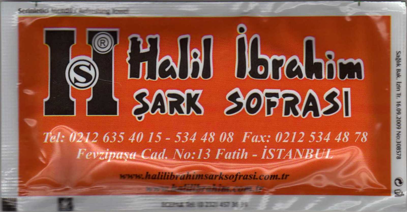 0173 Halil İbrahim Şark Sofrası - Fatih